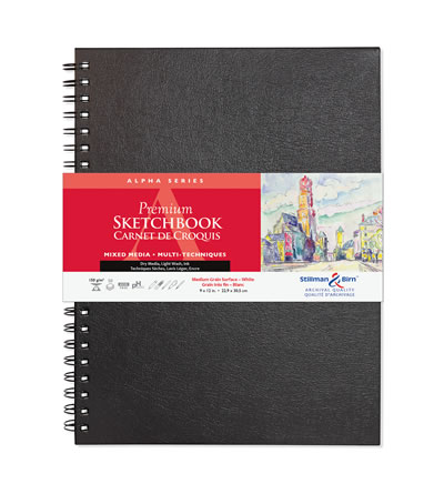 Wirebound Alpha Premium Sketchbook Series